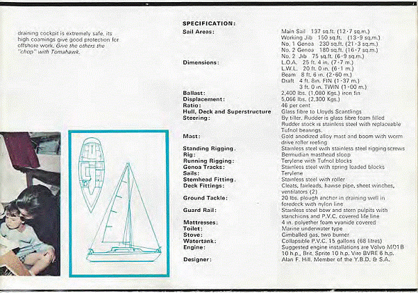 Tomahawk 25  -  from the 1975 General  Brochure - 2