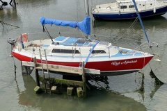 Red-Admiral  -  Built ??,  Fin keel, Sail number ??,  sailing area  For sale Scarborough Harbour 2020